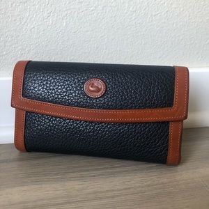Vintage Dooney & Bourke Checkbook Wallet